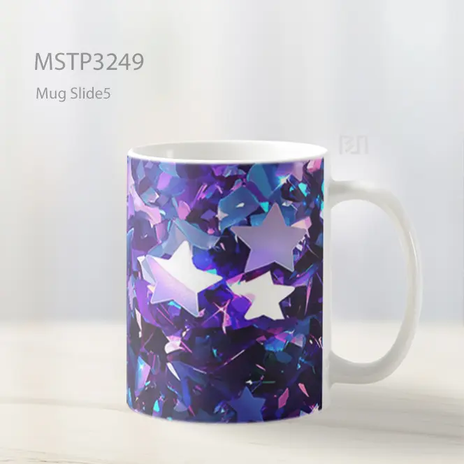Bintang Ungu Mug MSTP3249 - All-side / Desain