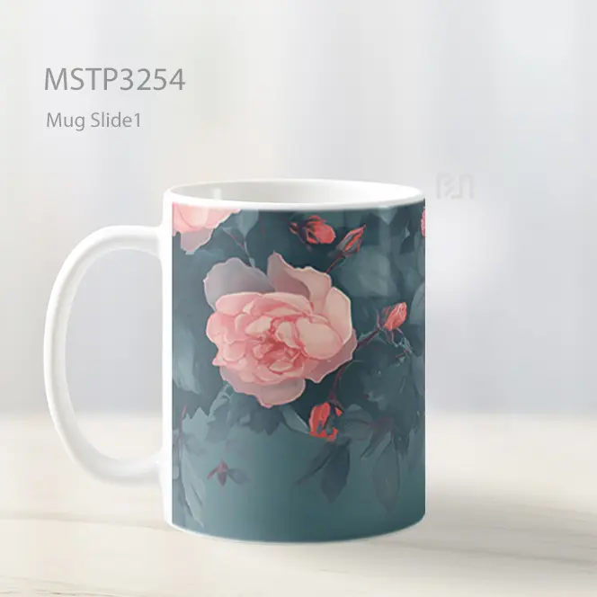Bunga Mawar Mug MSTP3254 - All-side / Desain