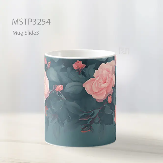 Bunga Mawar Mug MSTP3254 - All-side / Desain