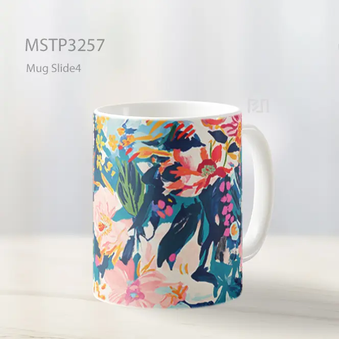 Bunga Tropis Warna Warni Mug MSTP3257