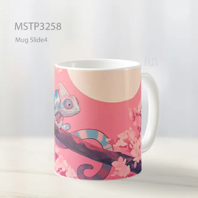 Bunglon Di Sakura Mug MSTP3258