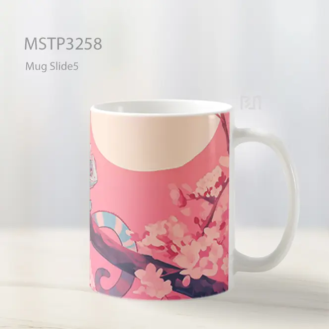 Bunglon Di Sakura Mug MSTP3258 - All-side / Desain