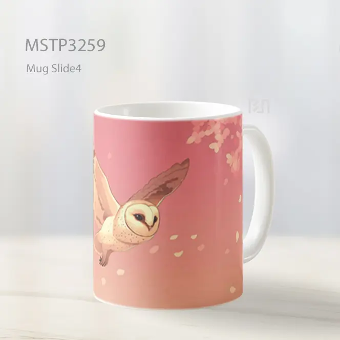 Burung Hantu Di Langit Senja Mug MSTP3259