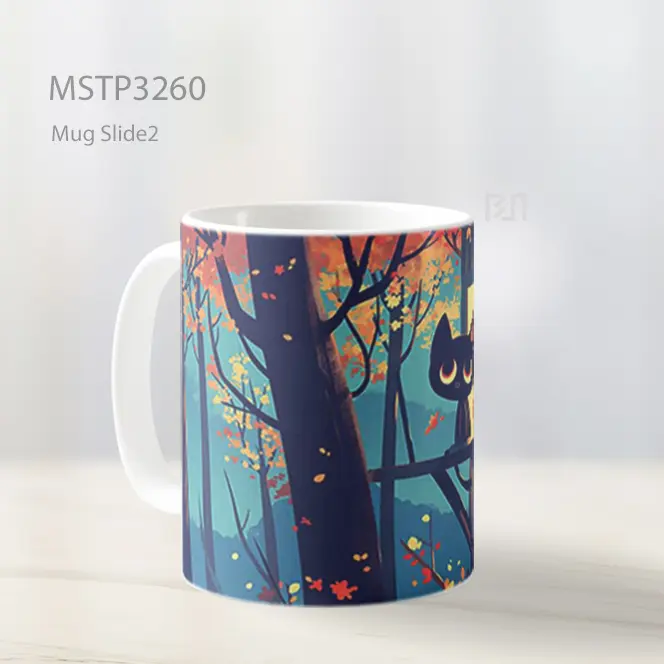 Burung Hantu Jendela Mug MSTP3260 - All-side / Desain
