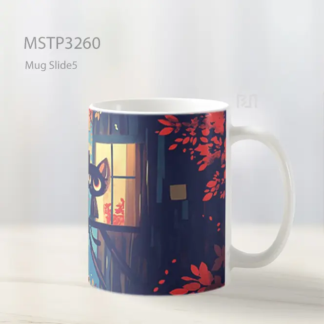 Burung Hantu Jendela Mug MSTP3260 - All-side / Desain
