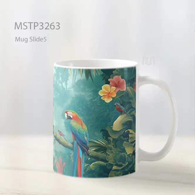 Burung Nuri Warna Warni Mug MSTP3263 - All-side / Desain