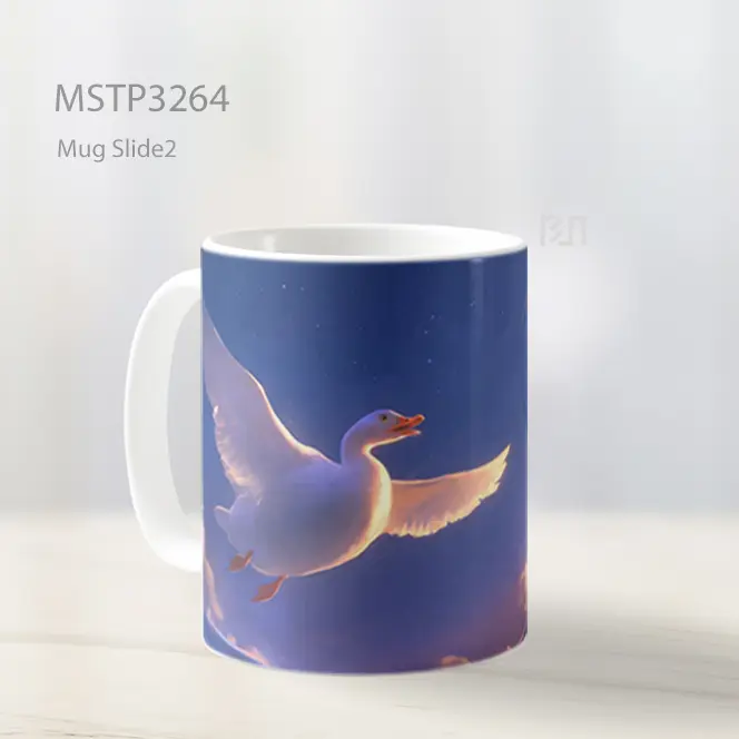 Burung Terbang Bebas Mug MSTP3264 - All-side / Desain