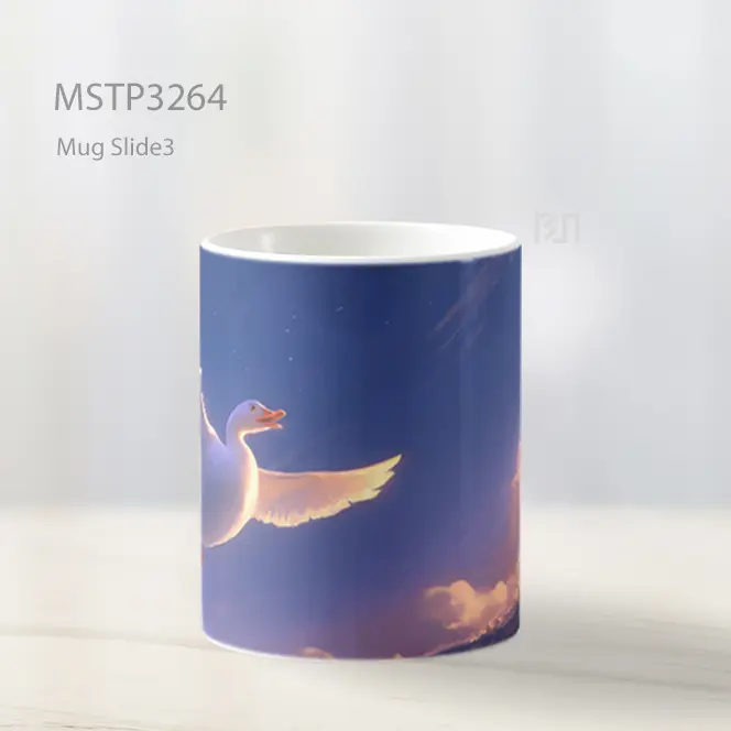 Burung Terbang Bebas Mug MSTP3264 - All-side / Desain