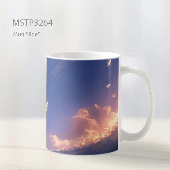 Burung Terbang Bebas Mug MSTP3264 - All-side / Desain