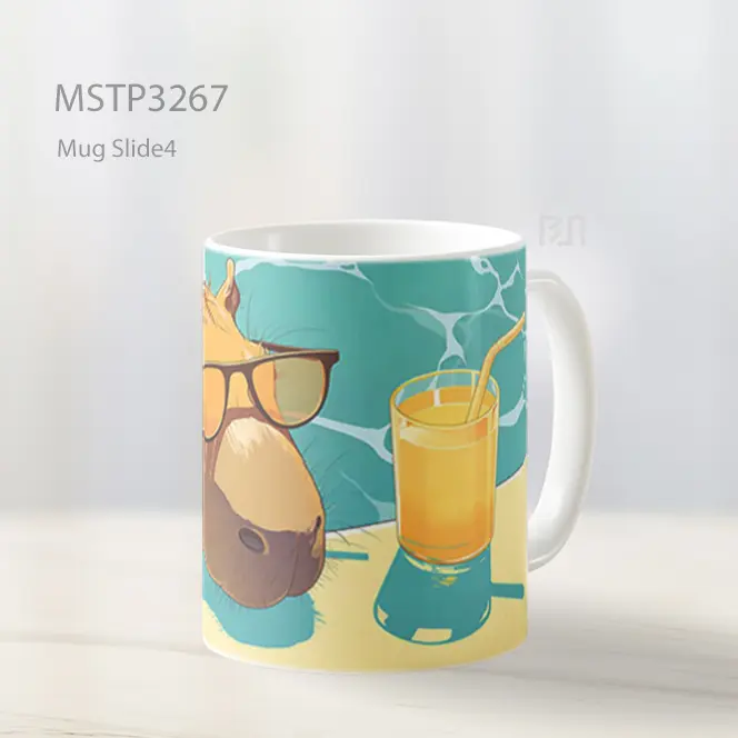 Capybara Santai Masbro Mug MSTP3267