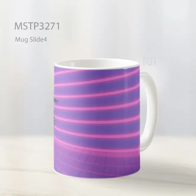 Dinding Neon Ungu Mug MSTP3271