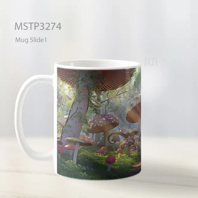 Dunia Jamur Fantasi Mug MSTP3274 - All-side / Desain