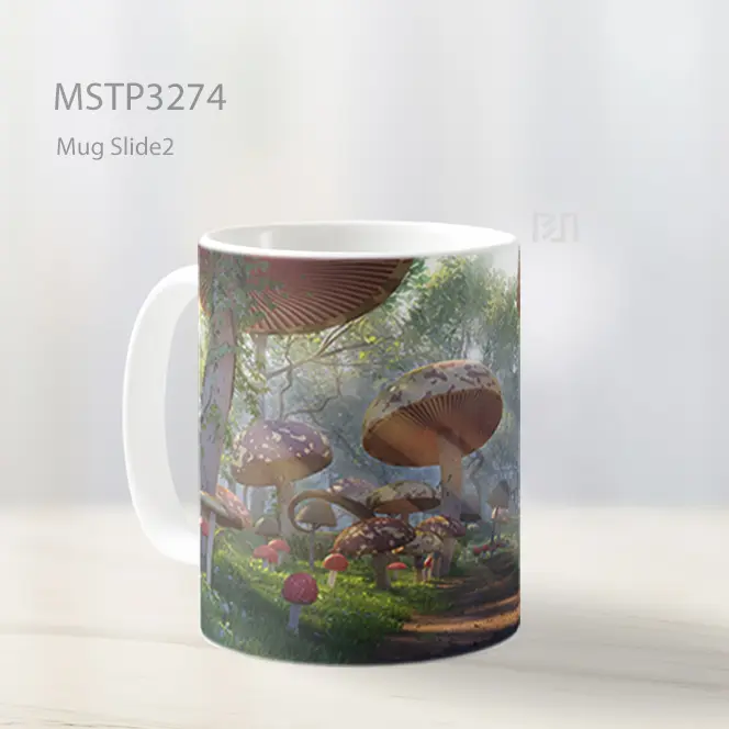 Dunia Jamur Fantasi Mug MSTP3274 - All-side / Desain