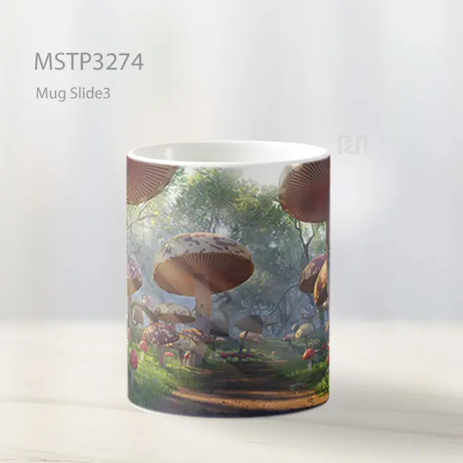 Dunia Jamur Fantasi Mug MSTP3274 - All-side / Desain