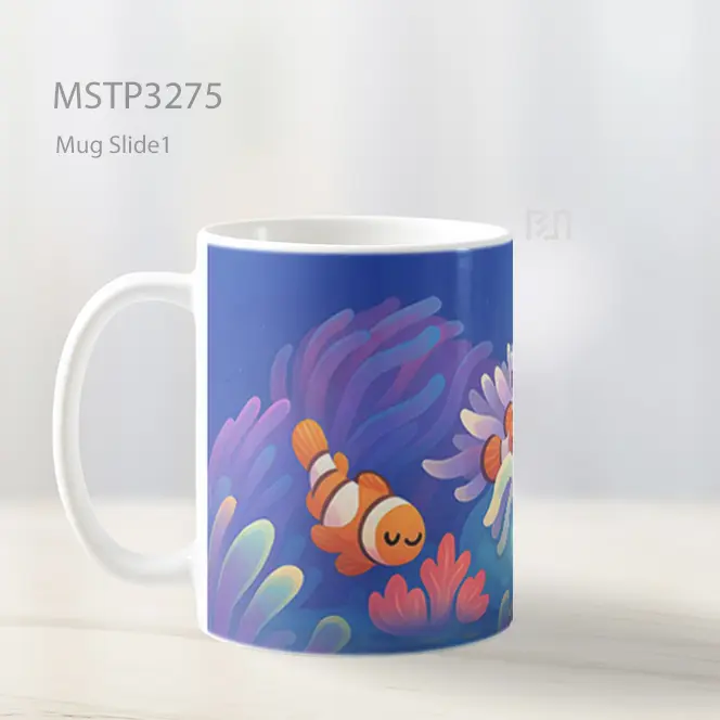 Dunia Laut Fantasi Mug MSTP3275 - All-side / Desain