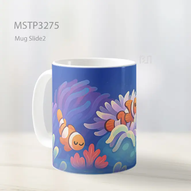 Dunia Laut Fantasi Mug MSTP3275 - All-side / Desain