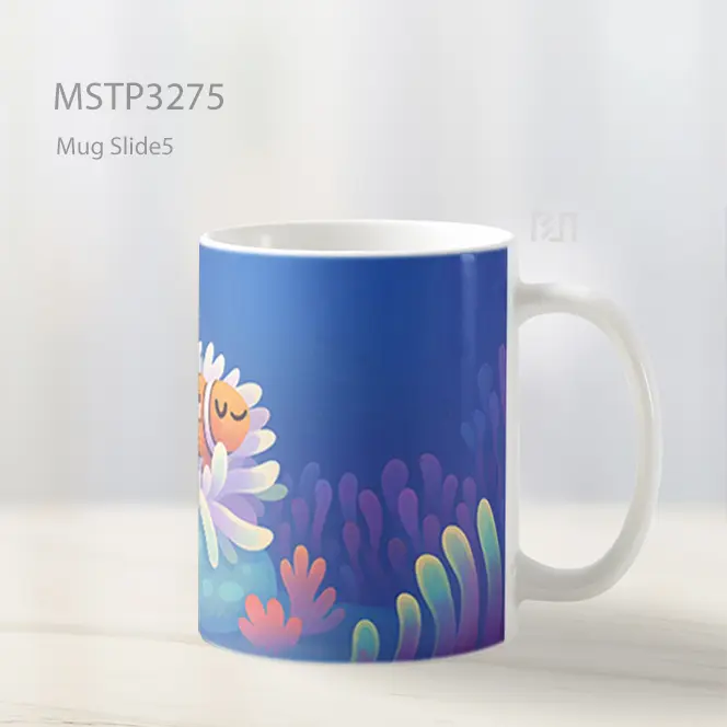 Dunia Laut Fantasi Mug MSTP3275 - All-side / Desain