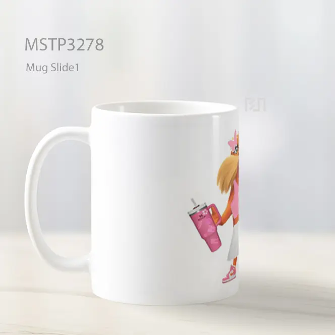 Fashionista Pink Mug MSTP3278 - All-side / Desain