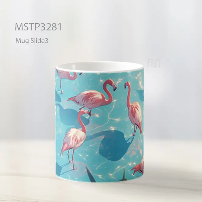 Flamingo Di Tepi Air Mug MSTP3281 - All-side / Desain