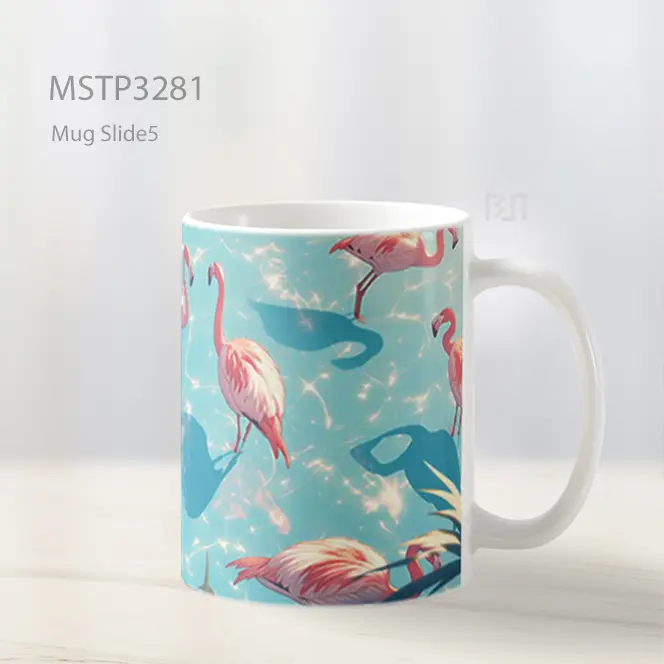 Flamingo Di Tepi Air Mug MSTP3281 - All-side / Desain