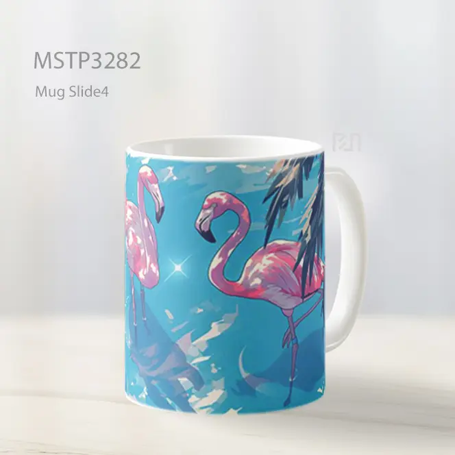 Flamingo Malam Tropis Mug MSTP3282