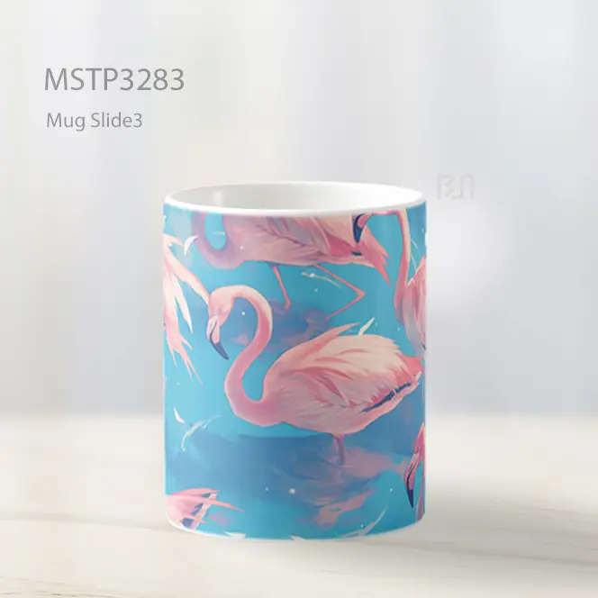 Flamingo Tropis Ceria Mug MSTP3283 - All-side / Desain