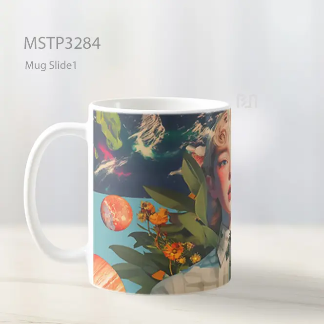 Gadis Bunga Fantasi Mug MSTP3284 - All-side / Desain