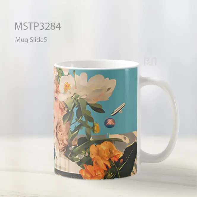 Gadis Bunga Fantasi Mug MSTP3284 - All-side / Desain