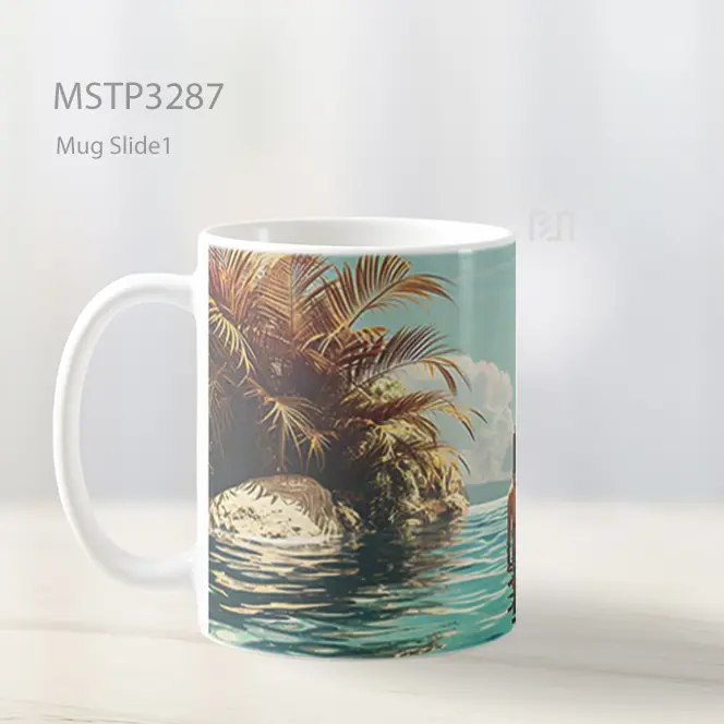 Gadis Di Tepi Kolam Mug MSTP3287 - All-side / Desain