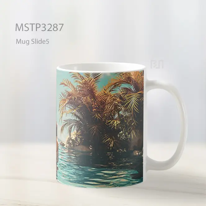 Gadis Di Tepi Kolam Mug MSTP3287 - All-side / Desain