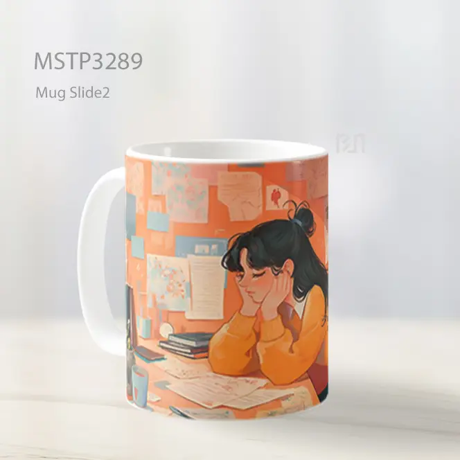 Gadis Merenung Mug MSTP3289 - All-side / Desain