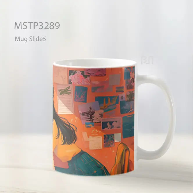 Gadis Merenung Mug MSTP3289 - All-side / Desain