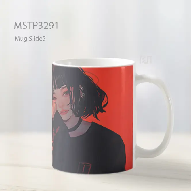 Gadis Sedih Mug MSTP3291 - All-side / Desain
