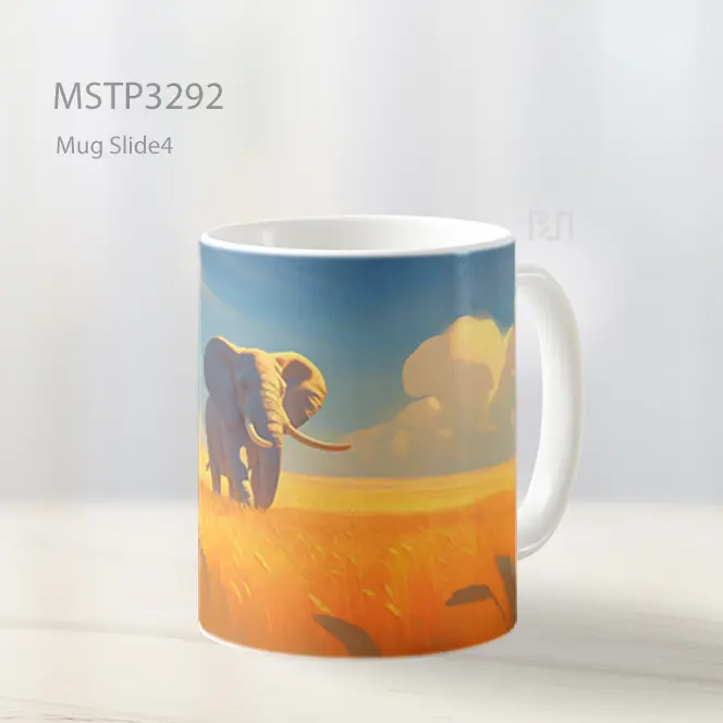 Gajah Di Padang Emas Mug MSTP3292