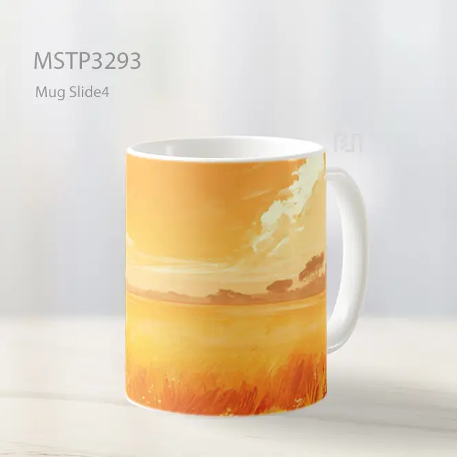 Gajah Di Padang Savana Mug MSTP3293
