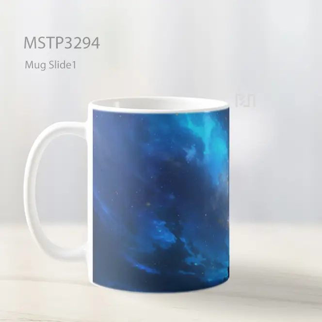 Galaksi Biru Mug MSTP3294 - All-side / Desain