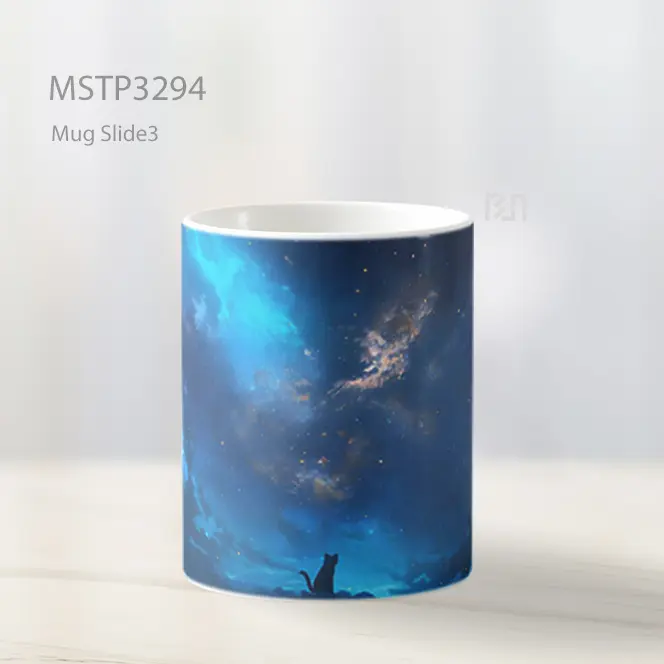 Galaksi Biru Mug MSTP3294 - All-side / Desain