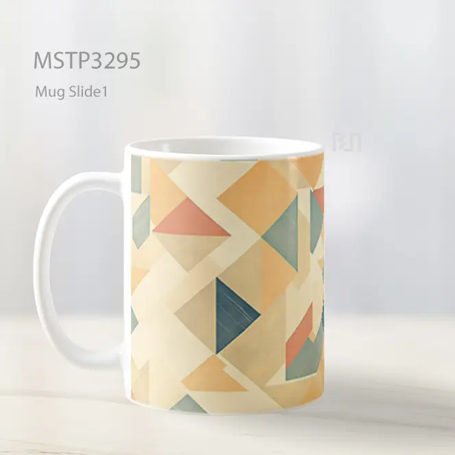 Geometris Pastel Mug MSTP3295 - All-side / Desain