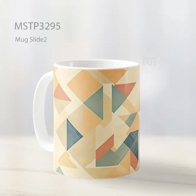 Geometris Pastel Mug MSTP3295 - All-side / Desain