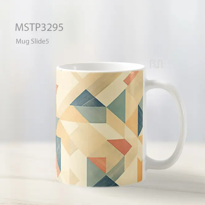 Geometris Pastel Mug MSTP3295 - All-side / Desain