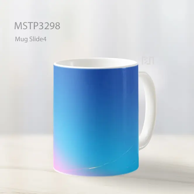 Gradasi Biru Pink Mug MSTP3298