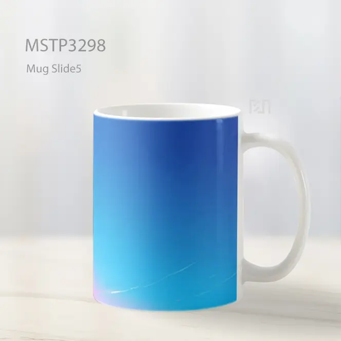 Gradasi Biru Pink Mug MSTP3298 - All-side / Desain