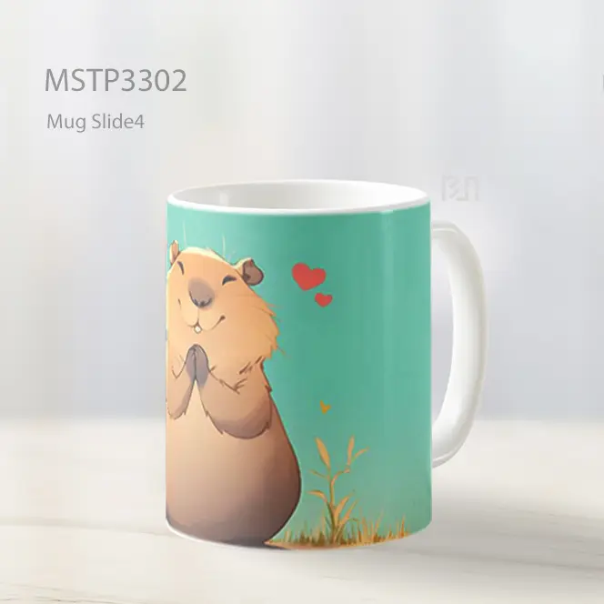 Hamster Dengan Hati Lucu Mug MSTP3302