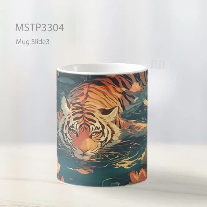 Harimau Di Air Mug MSTP3304 - All-side / Desain