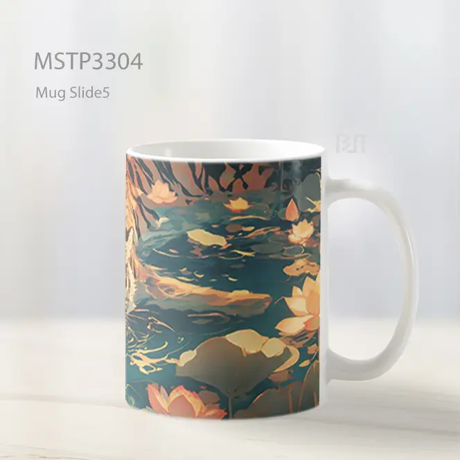 Harimau Di Air Mug MSTP3304 - All-side / Desain