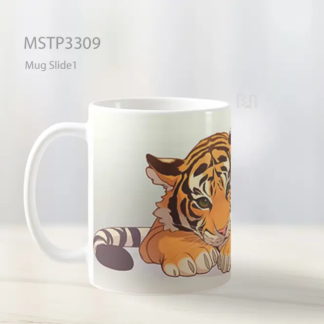 Harimau Santai Mug MSTP3309 - All-side / Desain