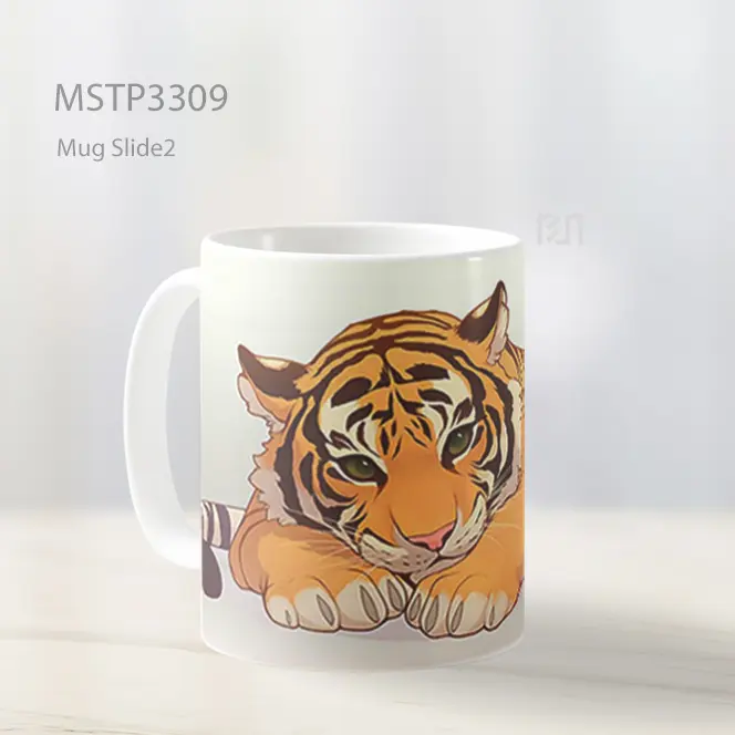 Harimau Santai Mug MSTP3309 - All-side / Desain