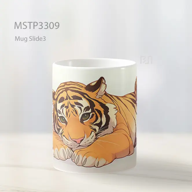 Harimau Santai Mug MSTP3309 - All-side / Desain