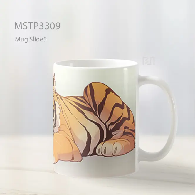 Harimau Santai Mug MSTP3309 - All-side / Desain