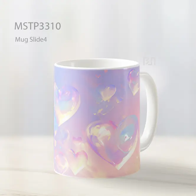 Hati Kristal Pelangi Mug MSTP3310